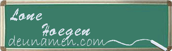 Lone Hoegen Visitenkarte